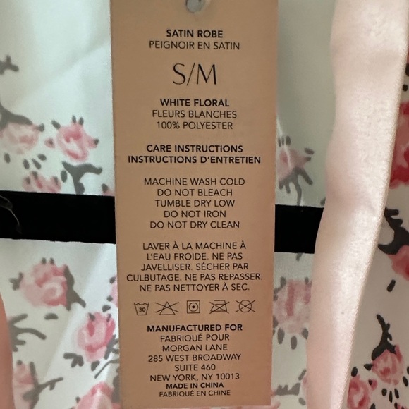 Morgan Lane Pink Floral Robe - Picture 3 of 7